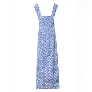 RIXO Lillianne Dress- Carnation Blue in UK8
